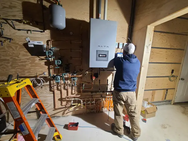 A Denoco HVAC, plumbing or energy installation job photo