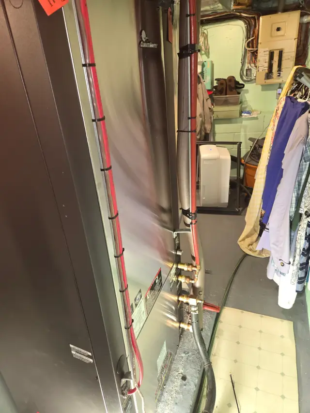 A Denoco indoor HVAC, furnace or mechanical installation