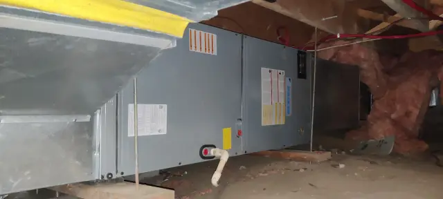 A Denoco indoor HVAC, furnace or mechanical installation