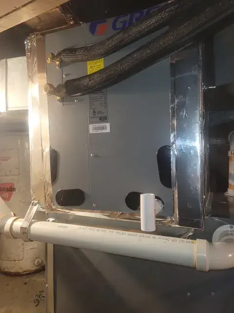 A Denoco indoor HVAC, furnace or mechanical installation