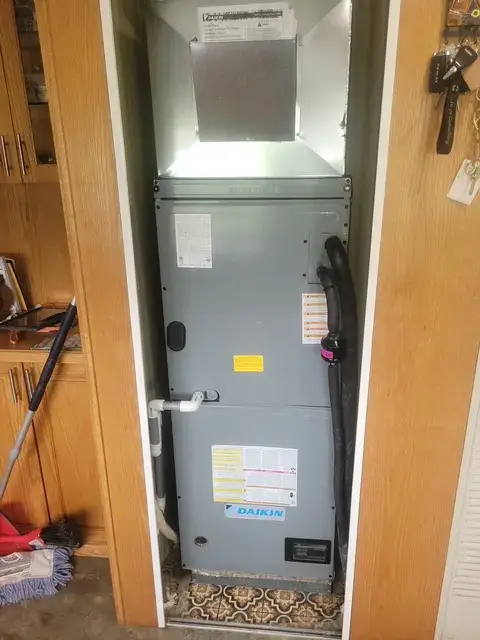 A Denoco indoor HVAC, furnace or mechanical installation