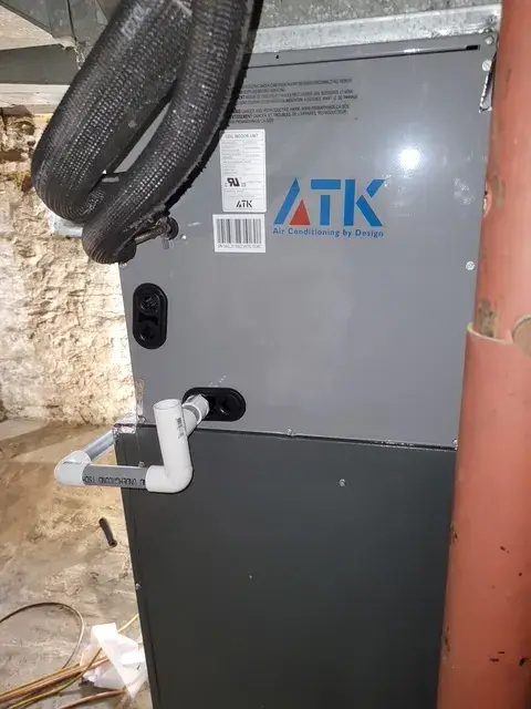 A Denoco indoor HVAC, furnace or mechanical installation