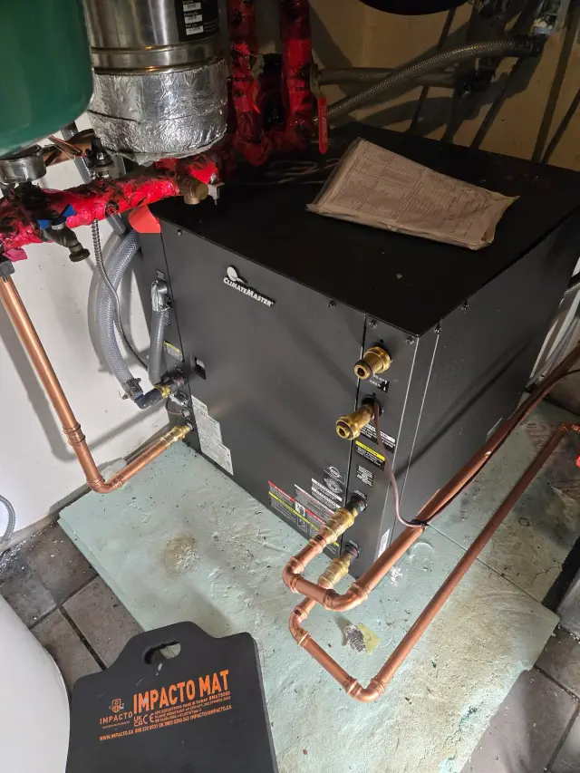 A Denoco indoor HVAC, furnace or mechanical installation