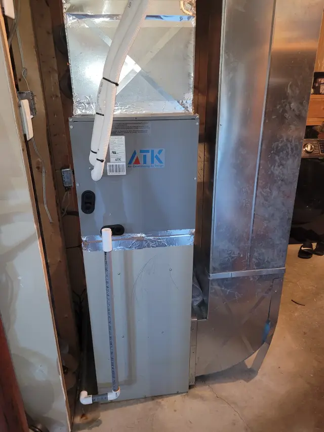 A Denoco indoor HVAC, furnace or mechanical installation