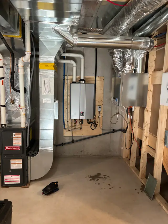 A Denoco HVAC, plumbing or energy installation job photo